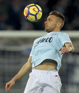  ??  ?? Bomber a digiuno Ciro Immobile non segna dal derby del 18 novembre