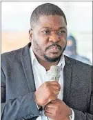  ?? ?? ‘Won’t work’: Ekurhuleni executive mayor Nkosindiph­ile Xhakaza has come under fire from the EFF.