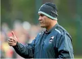  ??  ?? David Kidwell is finding his feet as an internatio­nal rugby league coach.