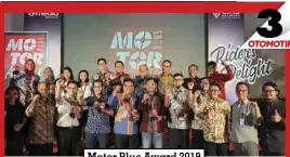  ??  ?? Motor Plus Award 2019 RASPATI