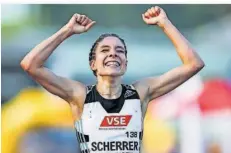  ?? FOTO: KOHRING/IMAGO IMAGES ?? Die Schweizeri­n Chiara Scherrer lieferte über 3000 Meter Hindernis die wohl beste Leistung des Tages ab.