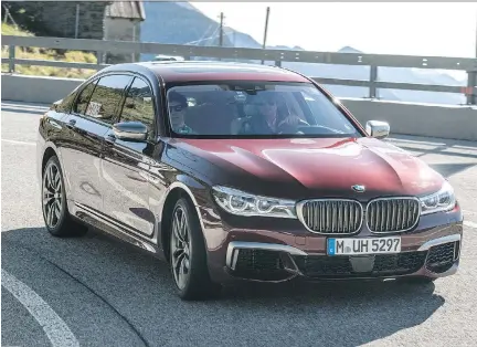  ?? BMW ?? The 2018 BMW M760Li xDrive has a price tag that keeps it in a rarefied air, and the power and luxury to match.