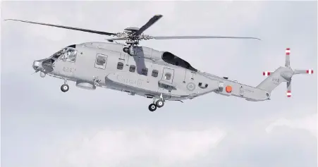  ?? ANDREW VAUGHN, CP ?? A CH-148 Cyclone maritime helicopter hovers during a training exercise at 12 Wing Shearwater near Dartmouth, N.S.