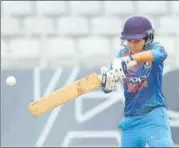  ?? AFP ?? Priya Punia made an unbeaten 75 in the first ODI.