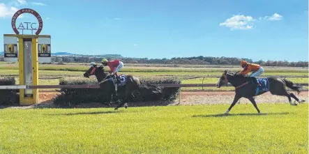  ?? Picture: SUPPLIED ?? RIDING STRONG: Racing returned to Tolga’s Morrow Park on Saturday.