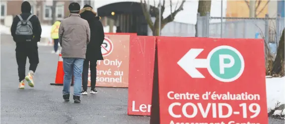  ?? TONY CALDWELL ?? As Ottawa continues it vaccine rollout, medical officer of health Dr. Vera Etches says residents still need to maintain a safe distance from one another during lockdown.