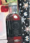  ??  ?? Northern Maple Old Fashioned Simple Syrup is ideal for friends with fancy tastes.