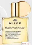  ??  ?? £29.50 NUXE Huile Dry Oil