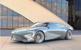  ?? PROVIDED BY GM DESIGN ?? Buick plans to show its first EV in 2024 and it will be an SUV. All future new electric nameplates will use the Electra name followed by a number.