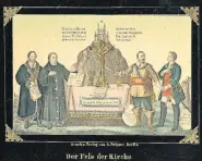  ??  ?? „Der Fels der Kirche“: Die Lithografi­e entstand im Berliner Verlag A. Felgner und gehört zum Bestand des Clemens-SelsMuseum­s.