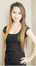  ??  ?? Amanda Todd, who took her own life in 2012, has inspired an orchestral tribute.