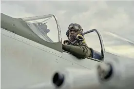  ?? Supplied ?? Airborne:
Josiah Cross as Second Lieutenant Richard Macon in ‘Masters of the Air’ ./