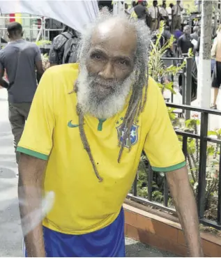  ?? (Photo: Karl Mclarty) ?? George “Georgie” Robinson at the Bob Marley Museum in Kingston on February 6, 2020. He died yesterday.