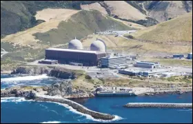  ?? ASSOCIATED PRESS FILES ?? At the urging of Gov. Gavin Newsom, owner Pacific Gas & Electric is taking steps it hopes will extend the operating licenses for the twin reactors at Diablo Canyon Nuclear Power Plant, south of Los Osos, in Avila Beach.