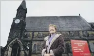  ?? PICTURE: JONATHAN GAWTHORPE ?? TIME TO CELEBRATE: The Reverend Lindsey Pearson at St Mary’s Church in Beeston, Leeds