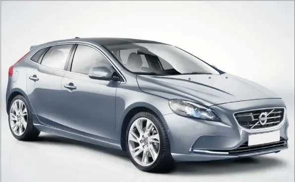  ??  ?? Gone are the brick-like shapes of Volvos gone by, and in are new fluid lines as featured in the new V40 hatch.