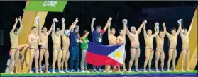  ?? (Joaqui Flores/Tiebreaker Times photo) ?? The Philippine men’s national water polo team scored a silver medal in the ongoing Southeast Asian Games.