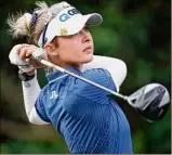  ?? Douglas P. DeFelice / Getty Images ?? Nelly Korda said she’s going to take the same approach she always does at the CME Globe Tour Championsh­ip.