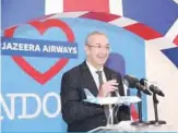  ??  ?? British Ambassador at Jazeera Airways launches first flight to London