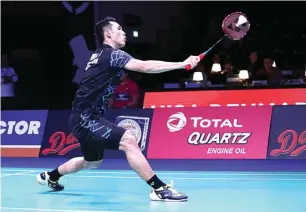  ?? PP PBSI ?? NAIK DAUN: Jonatan Christie diharapkan mampu bersinar pada Indonesia Open 2019 yang berlangsun­g 16–21 Juli.