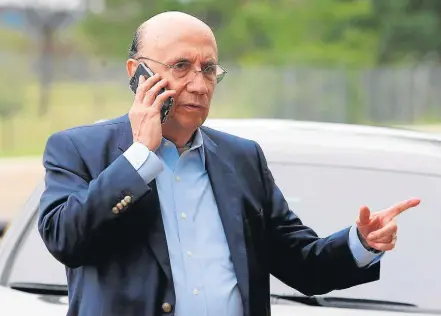  ?? ANDRE DUSEK/ESTADÃO-4/2/2018 ?? Cenário. Entorno de Henrique Meirelles acredita que ele pode melhorar desempenho nas pesquisas se deixar o ministério