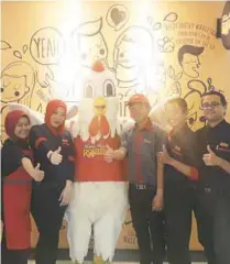  ??  ?? ... Kenny Rogers Roasters recently opened its first ever KRR Express restaurant in Plaza Shah Alam. Customised around the grab-and-go concept, the KRR Express menu is crafted on quick and convenient purchase of complete meals in a fast manner. From...