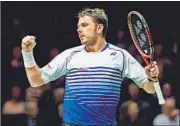  ??  ?? Stanislas Wawrinka will be hoping to clinch his second title of the year when he takes on Tomas Berdych in the Rotterdam Open final. AP