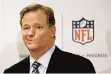  ?? Seth Wenig / Associated Press 2013 ?? Commission­er Roger Goodell says he “didn’t get it right.”