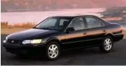  ??  ?? This Toyota Camry is the one that cemented the maker’s mid-size dominance. > 1997-2001