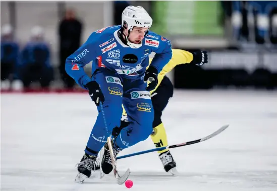  ?? Bild: SEBASTIAN LAMOTTE ?? IFK Vänersborg­s Johan Koch står under behandling efter smällen mot Broberg/söderhamn, men han hoppas på spel redan på onsdag när Bollnäs kommer till Arena Vänersborg.