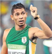  ?? /Wessel Oosthuizen/Gallo Images ?? Superstar: Wayde van Niekerk won gold and set a world record at the Rio Games.