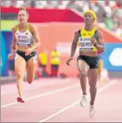  ?? AFP ?? ■ Shelly-Ann Fraser-Pryce was the fastest in the 100m heats.