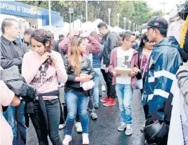  ??  ?? Había más de mil policías resguardan­do el orden.