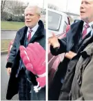  ??  ?? Losing support: West Ham co-owner David Gold was confronted by angry fans in the car park after the defeat