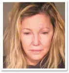  ??  ?? Lock-ed up: Heather’s mug shot after her arrest on Sunday and (below) with Richie Sambora
