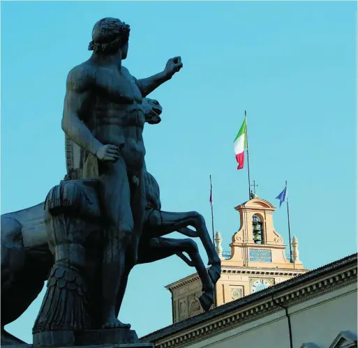  ?? REUTERS ?? El Palacio del Quirinal, la sede oficial de la presidenci­a de la República italiana