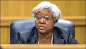  ?? LANNIS WATERS / THE PALM BEACH POST ?? Palm Beach County Administra­tor Verdenia Baker presented a proposed budget in June that kept the property tax rate flat.