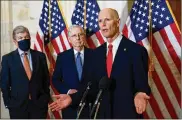  ?? ASSOCIATED PRESS ?? Sen. Rick Scott, R-Fla., as chair of the National Republican Senatorial Committee, is now the face of Senate Republican fundraisin­g efforts.