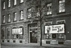  ?? Foto: Archiv ?? Auch die Augsburger Polizei gab sich im Führer‰Staat stramm linientreu.