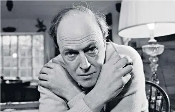  ?? ?? Buried rage: Roald Dahl, pictured in 1971, said that in his stories he had a ‘habit of having one person do nasty things to another person’