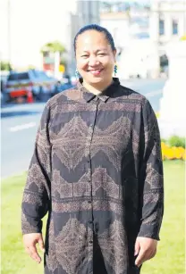  ?? PHOTO: KAYLA HODGE ?? Fresh face . . . New Oamaru Pacific Island Community Group chairwoman Moana Ahotaeiloa.