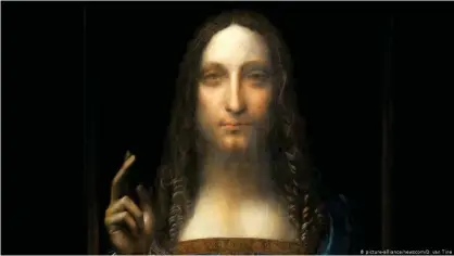  ??  ?? El "Salvator Mundi" hasta ahora atribuido a Leonardo da Vinci