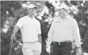  ?? CURTIS COMPTON/TNS ?? After more than 20 years on tour, Tiger Woods and Phil Mickelson have developed mutual respect. Tee times,