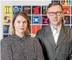  ?? NPDC ?? Aileen Burns and Johan Lundh have directed galleries around the world and will take over the Govett Brewster gallery in March.