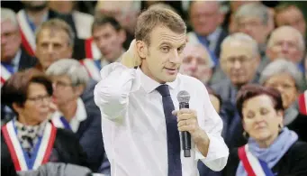  ?? LaPresse ?? Non solo il caso Benalla Sospetti sul presidente Macron all’epoca del mandato da ministro