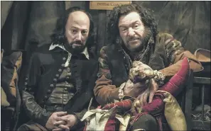  ?? PICTURE: BBC/PA WIRE ?? COMEDY: Sir Kenneth Branagh, right, with David Mitchell in a scene from Upstart Crow.