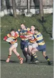  ??  ?? Sunderland RFC in action against Ashington in April.