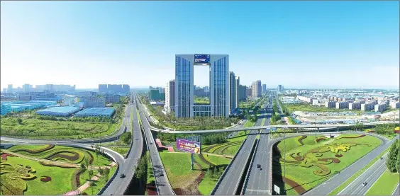  ?? PROVIDED TO CHINA DAILY ?? Changchun New Area is China’s 17th national-level new area, establishe­d in 2016. An improved transport system is taking shape there.