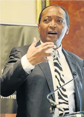  ?? Picture: BUSINESS DAY ?? PRIDE IN AFRICA: Sundowns president Patrice Motsepe