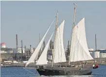  ?? ANDREW VAUGHAN/ THE CANADIAN PRESS ?? Replica pirate ship Liana’s Ransom has experience­d two misadventu­res en route to the Caribbean.